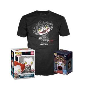 Funko Pop! Tee Box: Horror IT - Pennywise (With Beaver Hat) #840 Exclusive - maat M