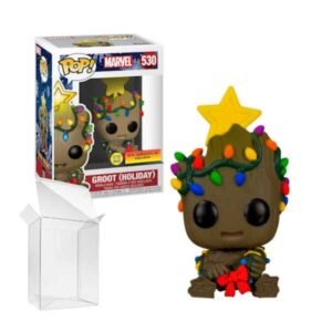 Funko Pop! Marvel - Groot Holiday #530 Glow in the Dark Box Warehouse Exclusive