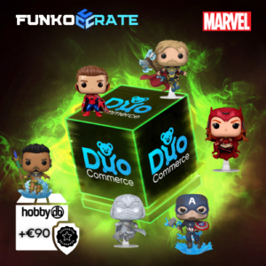 Funko Crate 'GREEN BOX' - 6X Funko Pop - Thema; Marvel