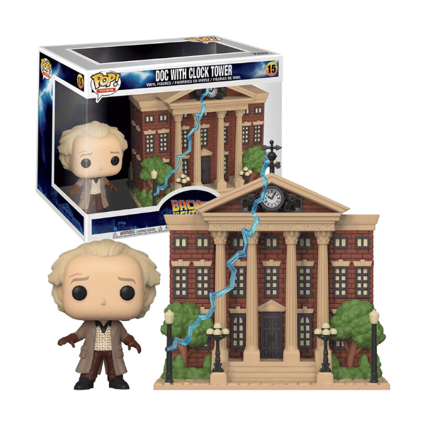 Funko Pop! Back To The Future - Dr. Emmett Brown with Clock Tower #15