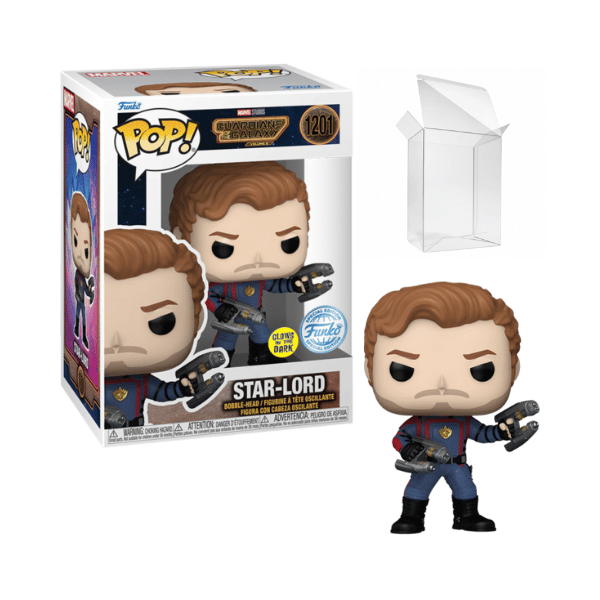 Funko Pop! Marvel Guardians of the Galaxy Vol. 3 - Star Lord #1201 Glow in the Dark Exclusive