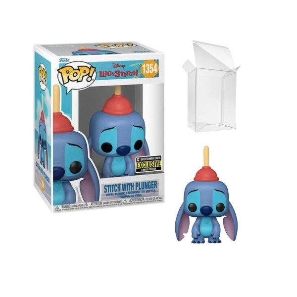 Funko POP! Disney Lilo & Stitch #1354 - Stitch with Plunger Figure EE Exclusive