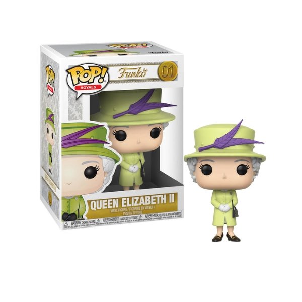 Funko Pop! Celebs: Royal Family - Queen Elisabeth II Green Outfit #01