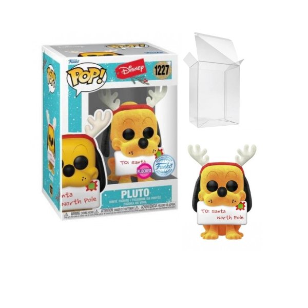 Funko Pop! Disney Holiday - Pluto Flocked