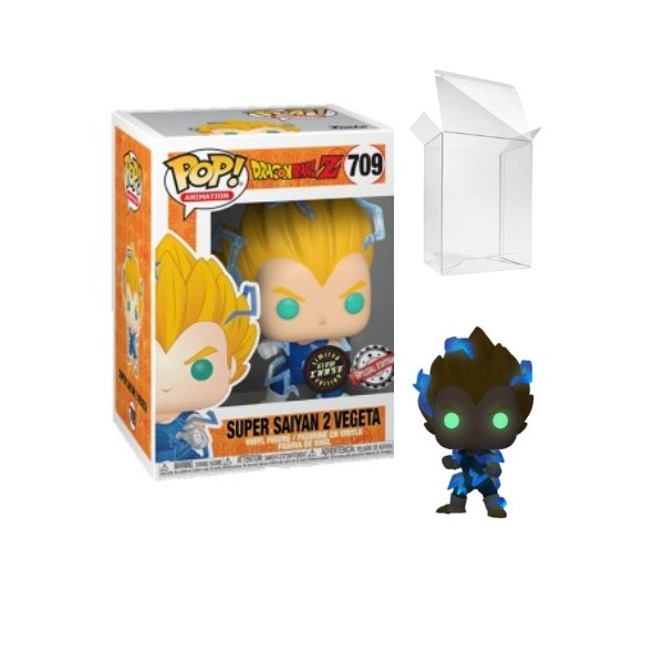 Funko Pop! Dragon Ball SuperSaiyan 2 Vegeta GITD PX Exclusive Glow Chase Edition #709