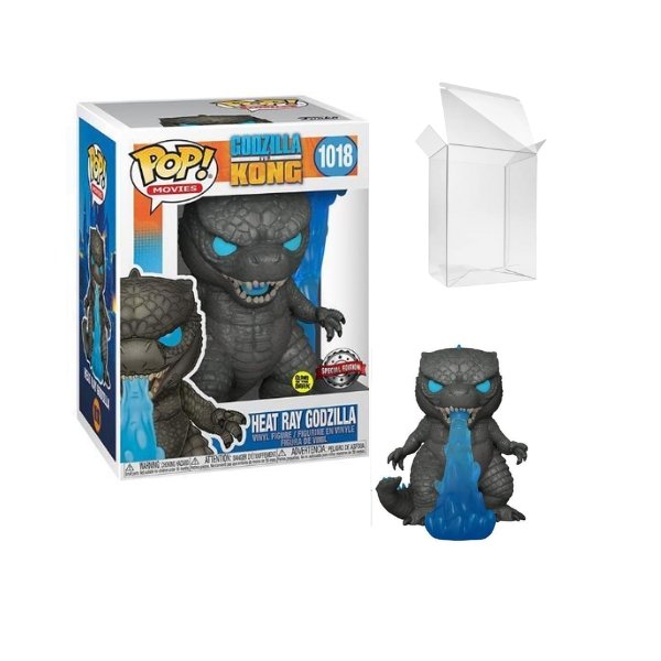 Funko Pop! Godzilla vs Kong - Godzilla with Heat Ray #1018 Glow in the Dark Exclusive