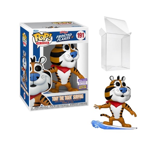 Funko Pop! Kellogg's Frosted Flakes - Tony the Tiger Surfing Pop! Vinyl Figure (2023 Summer Convention Exclusive)