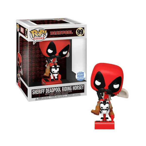 Funko Pop! Rides Deadpool - Sheriff Deadpool Riding Horsey #99 Limited Edition