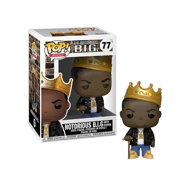 Funko Pop! Rocks: Notorious B.I.G. with Crown #77