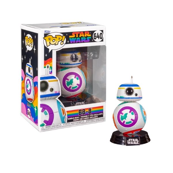 Funko Pop! Star Wars Pride - BB-8 Robot Rainbow #640