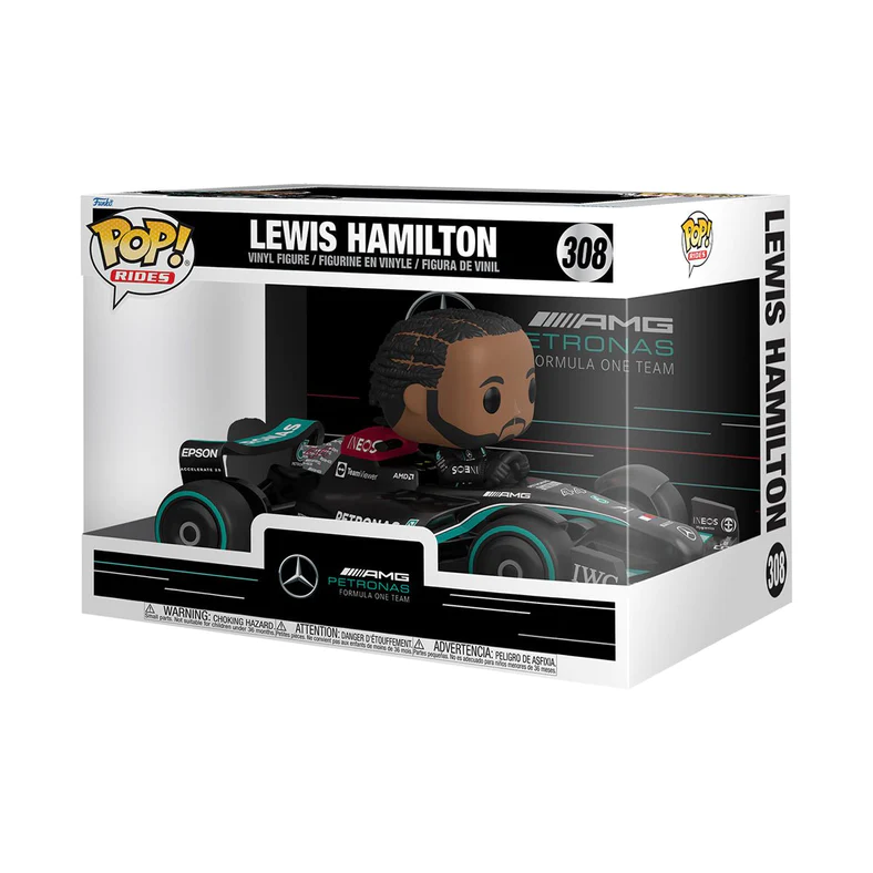 Funko Pop! Pop! Ride Super Deluxe: Formula 1 - Lewis Hamilton (F1) #308