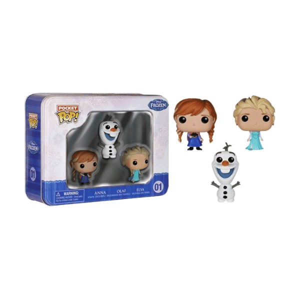 Funko Pocket Pop! Disney: Frozen - Elsa, Anna and Olaf 3-Pack Tin