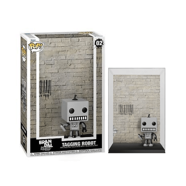 Funko Pop! Brandalised Art Cover - Tagging Robot #02