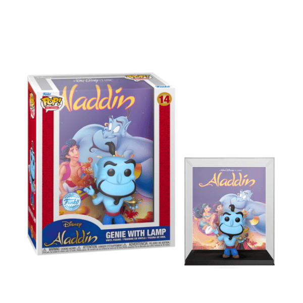 Funko Pop! Disney: Aladdin (1992) - Genie with Lamp VHS Covers Exclusive