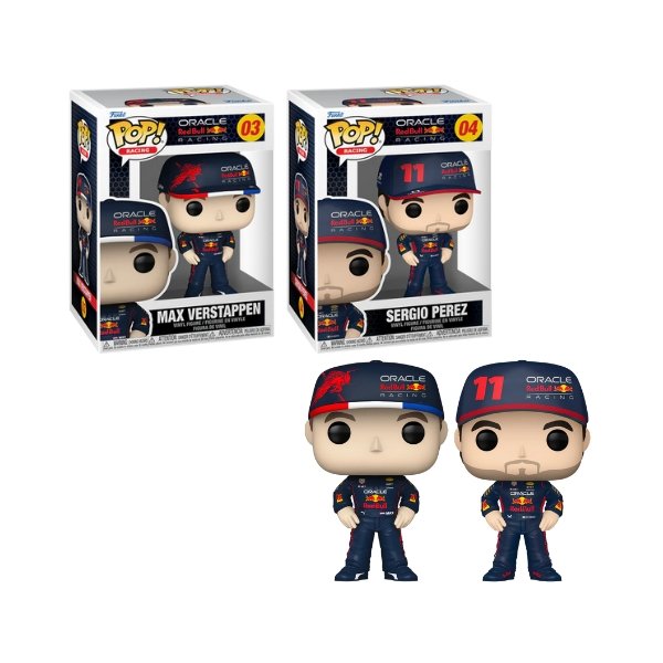 Funko Pop! Formule 1 F1 BUNDLE - Max Verstappen + Sergio Perez