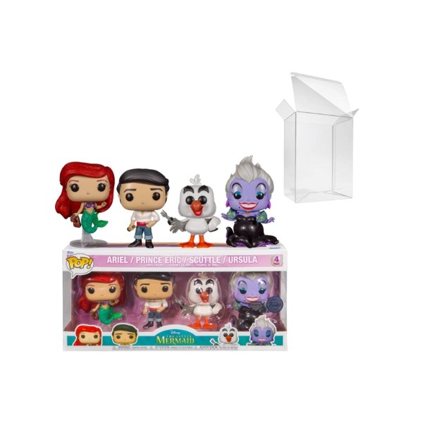 Funko Pop! Little Mermaid (1989) - Ariel, Prince Eric, Scuttle & Ursula US Exclusive Vinyl 4 Pack (1)