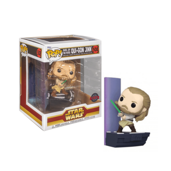 Funko Pop! Star Wars Episode I: The Phantom Menace - Qui-Gon Jinn Duel Of The Fates Deluxe Exclusive