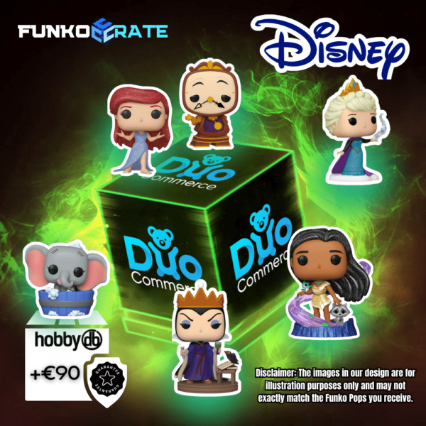 Funko Crate 'GREEN BOX' 6X Funko Pop - Thema; Disney