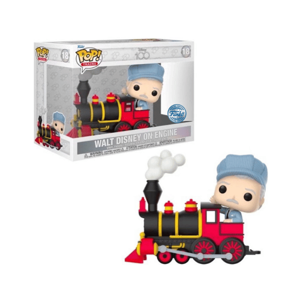 Funko Pop! Disney 100th - Walt Disney on Engine Trains