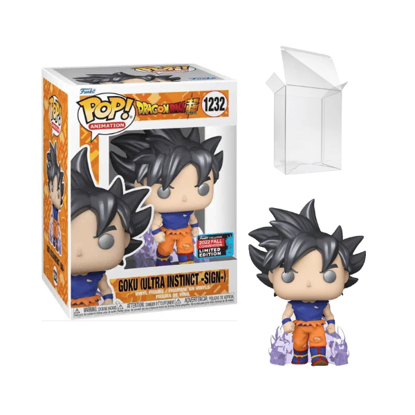 Funko Pop! Dragonball Super - Goku (Ultra Instinct -Sign-) #1232 2022 Fall Convention Exclusive