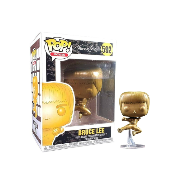 Funko POP! Movies Game of Death - Bruce Lee Kicking (GOLD) Exclusive