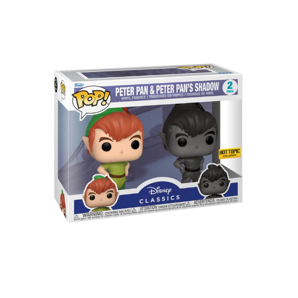 Funko Pop! 2-Pack: Disney Classics - Peter Pan - Peter Pan's Shadow (HOT TOPIC Exclusive)