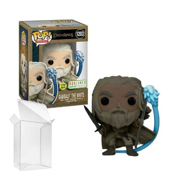 Funko Pop! The Lord of the Rings - Gandalf the White #1203 Glow in the Dark Earthday BoxLunch Exclusive