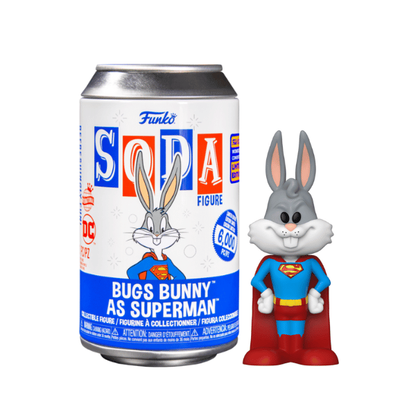 Funko SODA Pop! Looney Tunes - Bugs Bunny As Superman in Collector Can (2023 Wondrous Convention Exclusive)