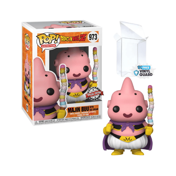 Funko Pop! Animation: Dragon Ball Z - Majin Buu with Ice Cream #973 Special Edition Exclusive