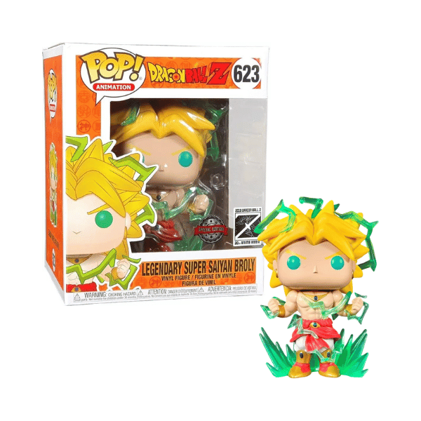 Funko Pop! Animation: Dragon Ball Z - Super Saiyan 2 Broly Super Sized 6” Exclusive Vaulted