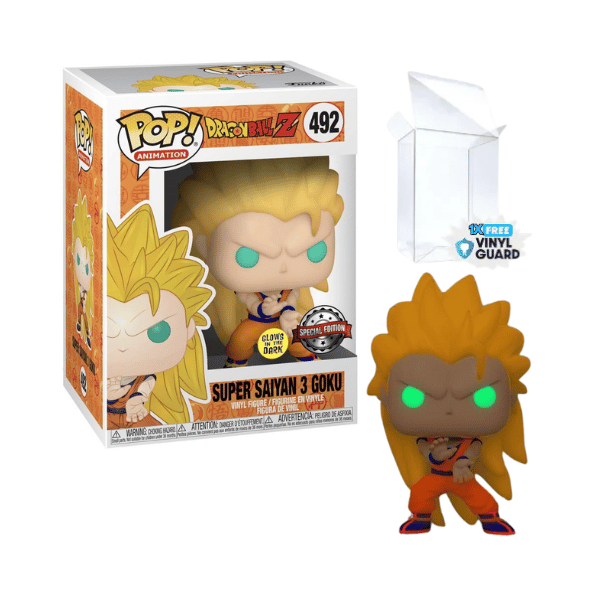 Funko Pop! Animation: Dragon Ball Z -Super Saiyan 3 Goku #492 Special Edition GITD