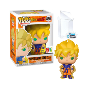 Funko Pop! Animation: Dragon Ball Z - Super Saiyan Goku (First Appearance) #860 Glow in the Dark Only at Go! Exclusive