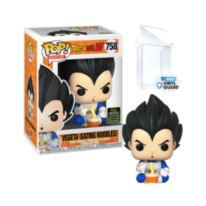 Funko Pop! Animation: Dragon Ball Z - Vegeta (Eating Noodles) #758 Convention Exclusive Vaulted