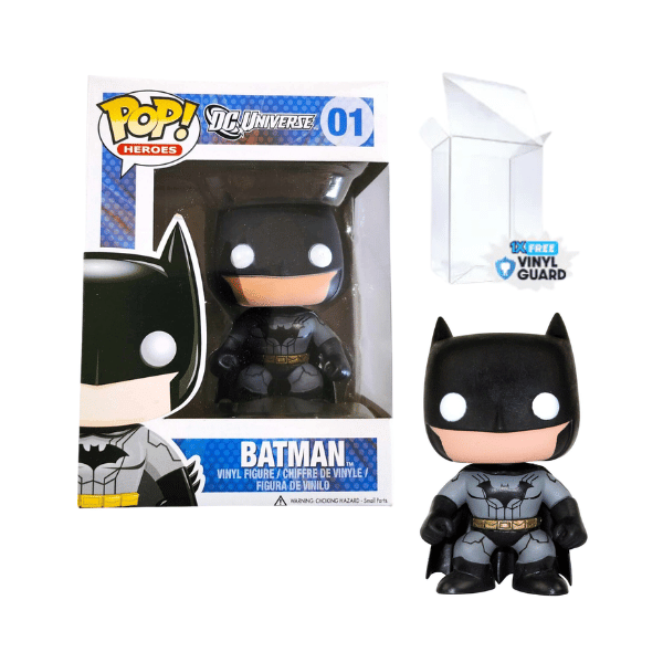 Funko Pop! DC Comics Super Heroes - Batman #01 (New 52) Vaulted [Condition 610]