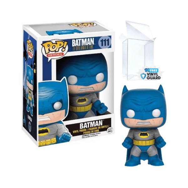 Funko Pop! DC Comics Super Heroes - Batman (The Dark Knight Returns) (Blue) #111 Vaulted [Condition: 7.5/10]