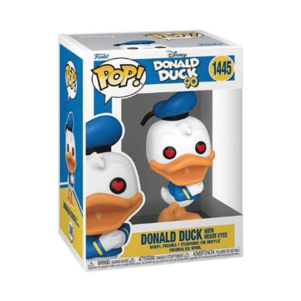 Funko Pop! Disney_ Donald Duck 90 - Donald Duck (With heart Eyes) #1445