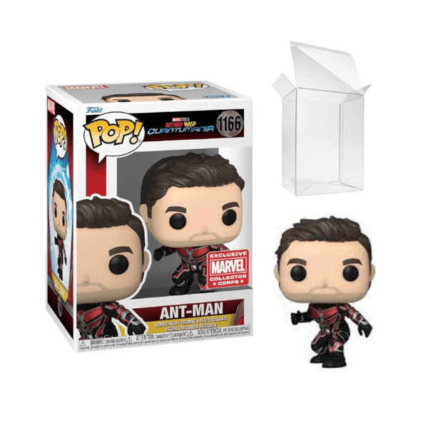 Funko Pop! Marvel Studios: Ant-Man & The Wasp Quantumania - Ant-Man (Unmasked | Action Pose) #1166 Collector Corps Exclusive [8/10]