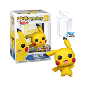 Funko Pop! Pokemon - Pikachu Waving Diamond Glitter #553 Diamond Exclusive