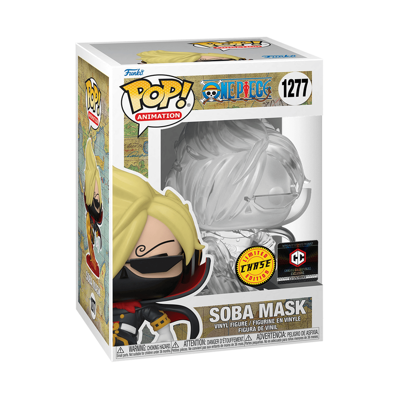 Funko Pop! One Piece - Soba Mask #1277 Exclusive CHASE (Chalice Collectibles)