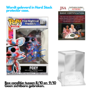 Gesigneerde Funko Pop! Five nights at Freddy’s - Foxy #881