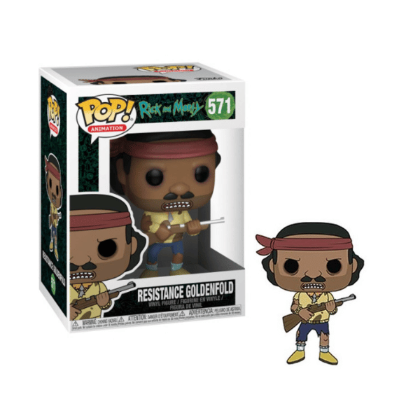 Funko Pop! Animation: Rick and Morty - Goldenfold Freedom Fighter