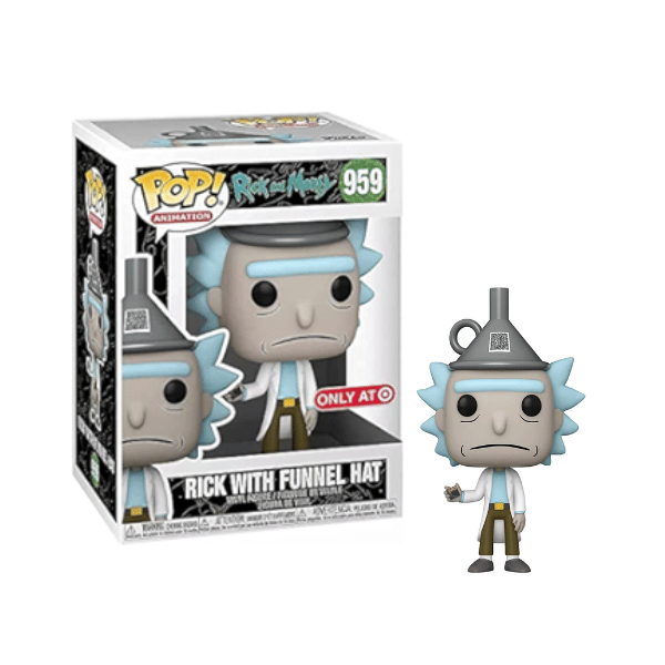 Funko Pop! Animation Rick and Morty - Rick with Funnel Hat #950 Only at Target