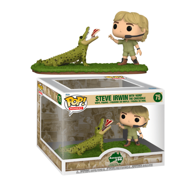 Funko Pop! Australia Zoo Home of The Crocodile Hunter - Steve Irwin with ‘Agro’ the Crocodile