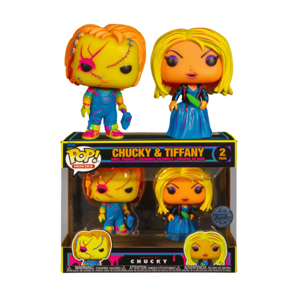 Funko Pop! Bride Of Chucky - Tiffany & Chucky Blacklight Figure 2-Pack