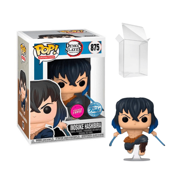 Funko Pop! Demon Slayer - Inosuke Hashibira #875 Flocked Exclusive FLOCKED CHASE