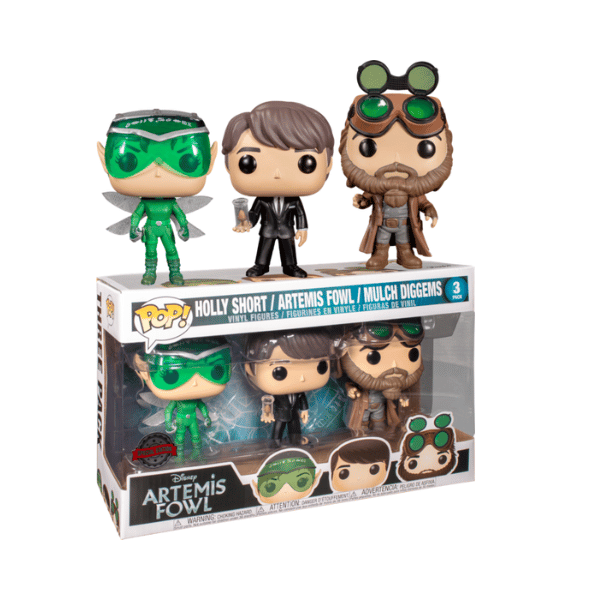 Funko Pop! Disney: Artemis Fowl - Holly, Artemis & Mulch Exclusive 3-Pack