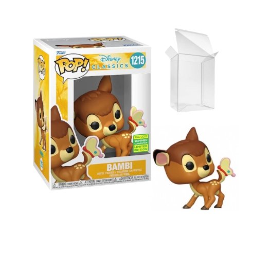 Funko Pop! Disney Classics - Bambi w/ Butterfly #1215 2022 Summer Convention Exclusive Limited Edition