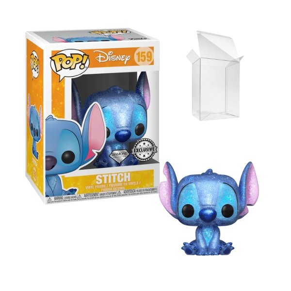 Funko Pop! Disney Lilo & Stitch - Stitch Seated #159 Diamond Glitter Exclusive