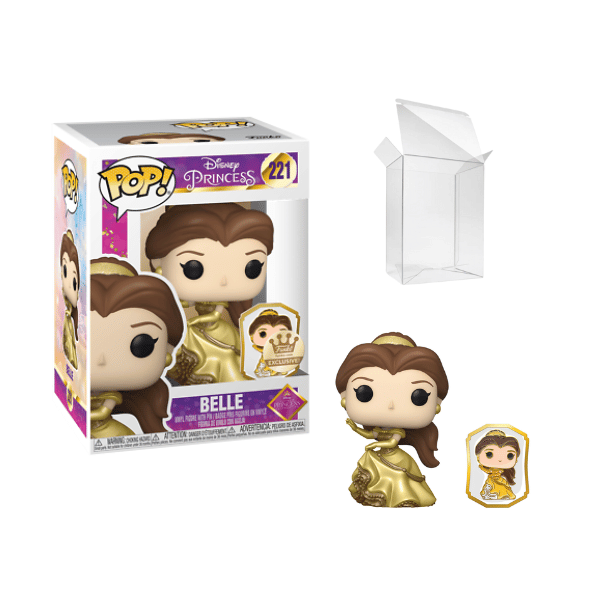 Funko Pop! Disney Princess - Belle #221 Exclusive met Pin