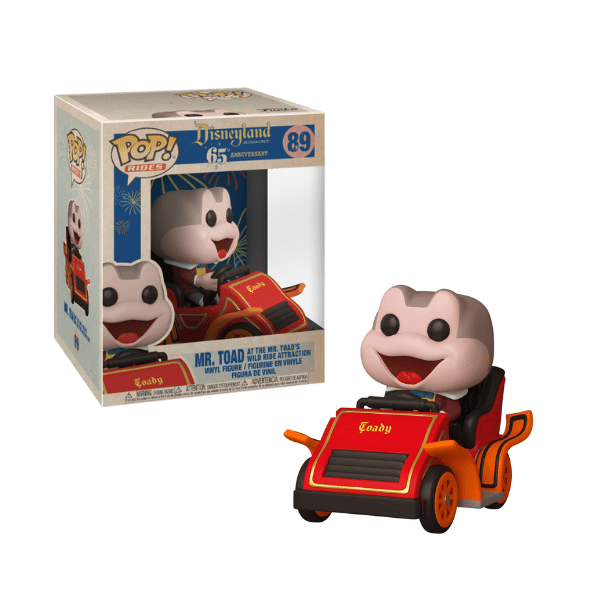 Funko Pop! Disney: The Adventures of Ichabod and Mr. Toad - Mr. Toad with Mr. Toad’s Wild Ride Attraction Disneyland 65th Anniversary Rides